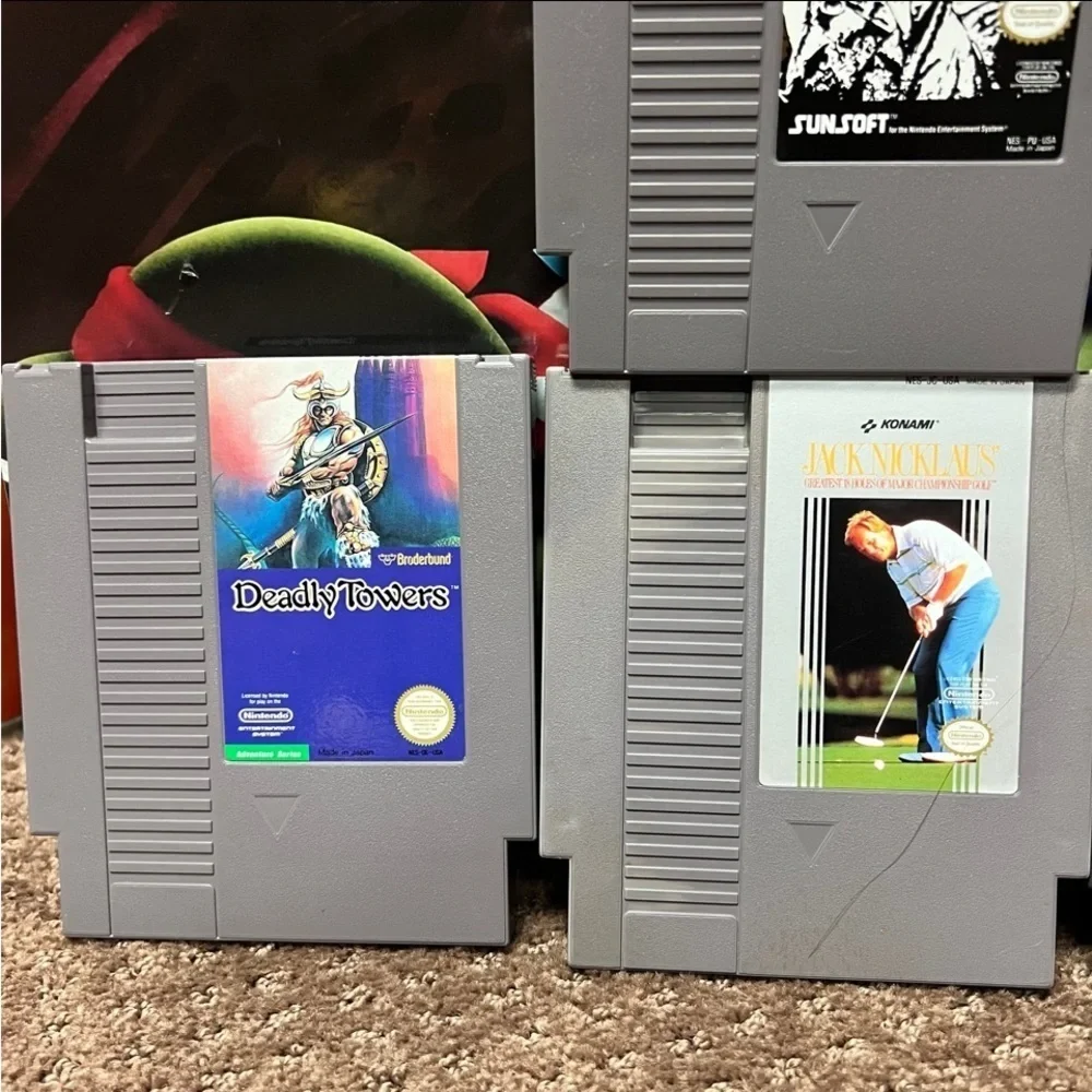 6 NES Games Tested And In Good Condition.